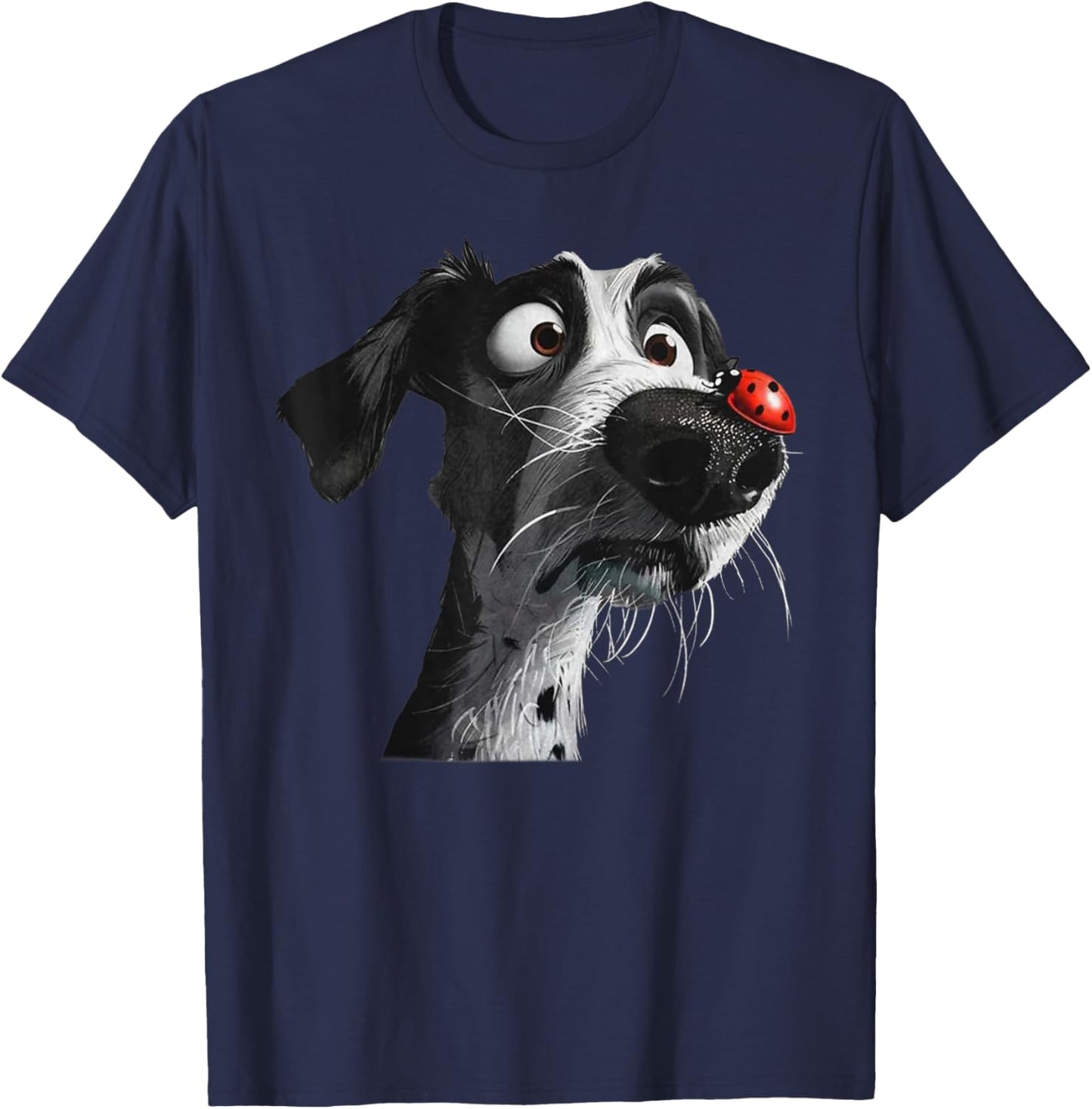 PeachBruh Cute Hound Dog And Ladybug Painting Art Eagerlys T-Shirt