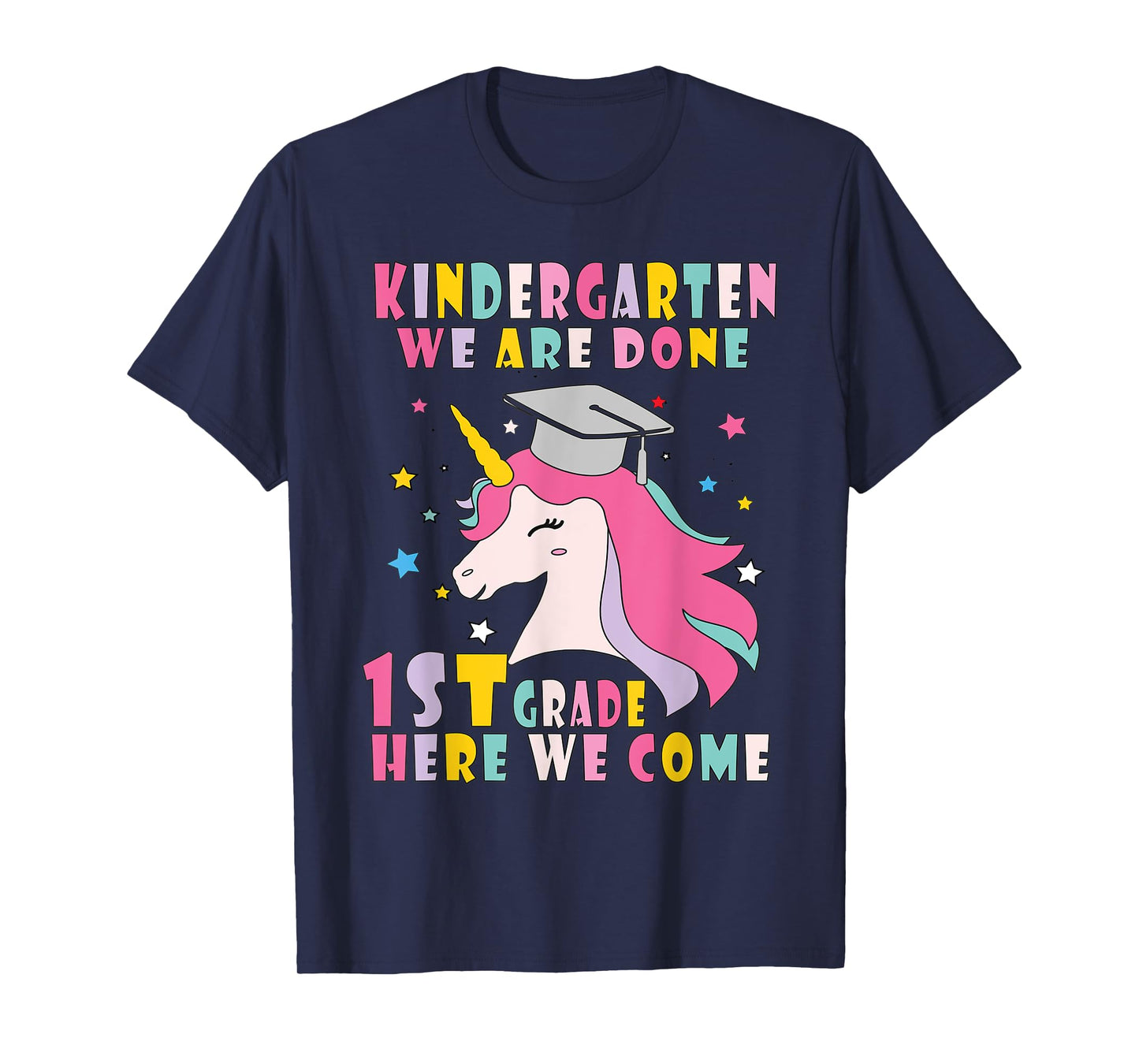 Kindergarten Graduation Magical Unicorn T-Shirt