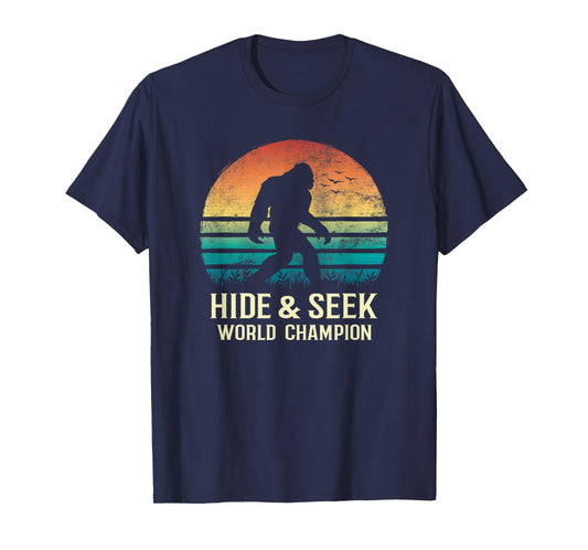 Hide and Seek World Champion Bigfoot Believer T-Shirt