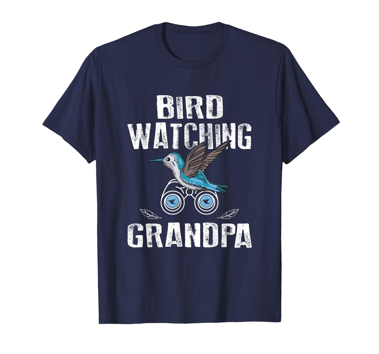 Mens Bird Watching Grandpa Birdwatching Birding T-Shirt
