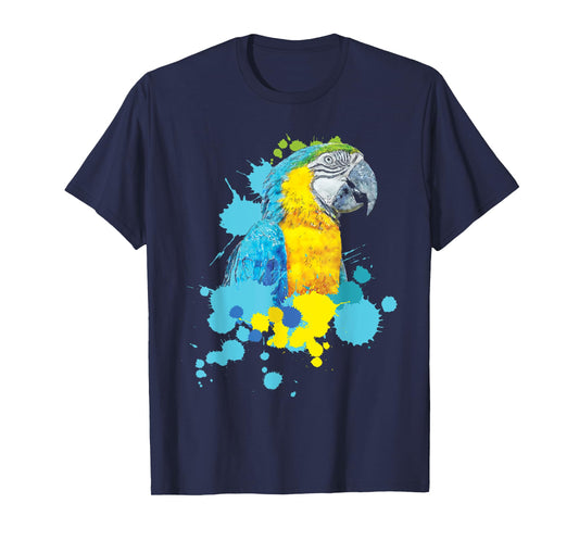 Artistic Macaw Art - Parrot Lover Birdwatcher Zookeeper T-Shirt