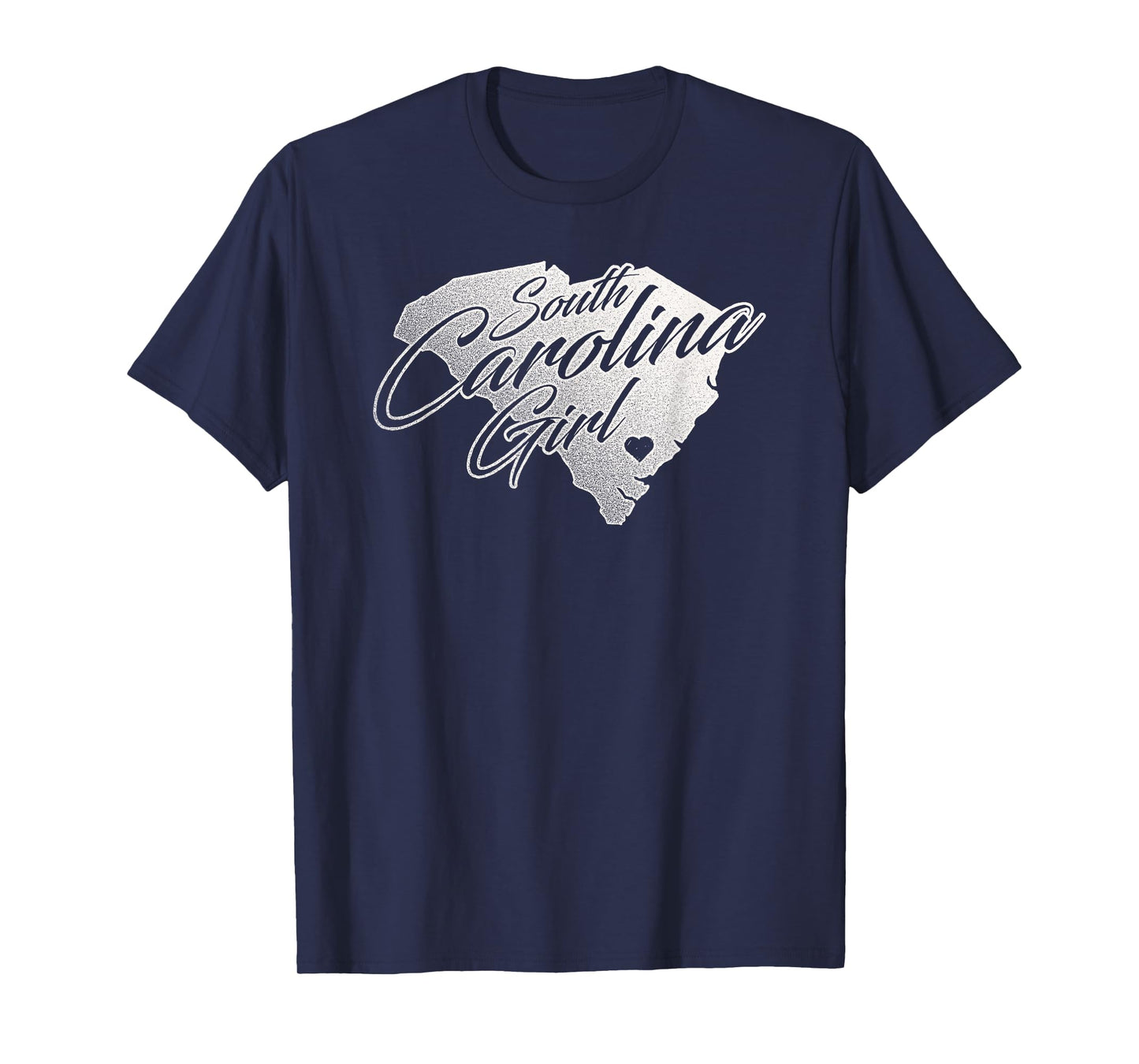 South Carolina Girl Vintage Distressed State Outline Women's T-Shirt