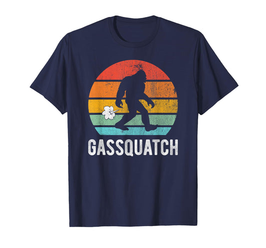 Gassquatch Funny Farting Bigfoot Sasquatch Fart Joke Pun T-Shirt