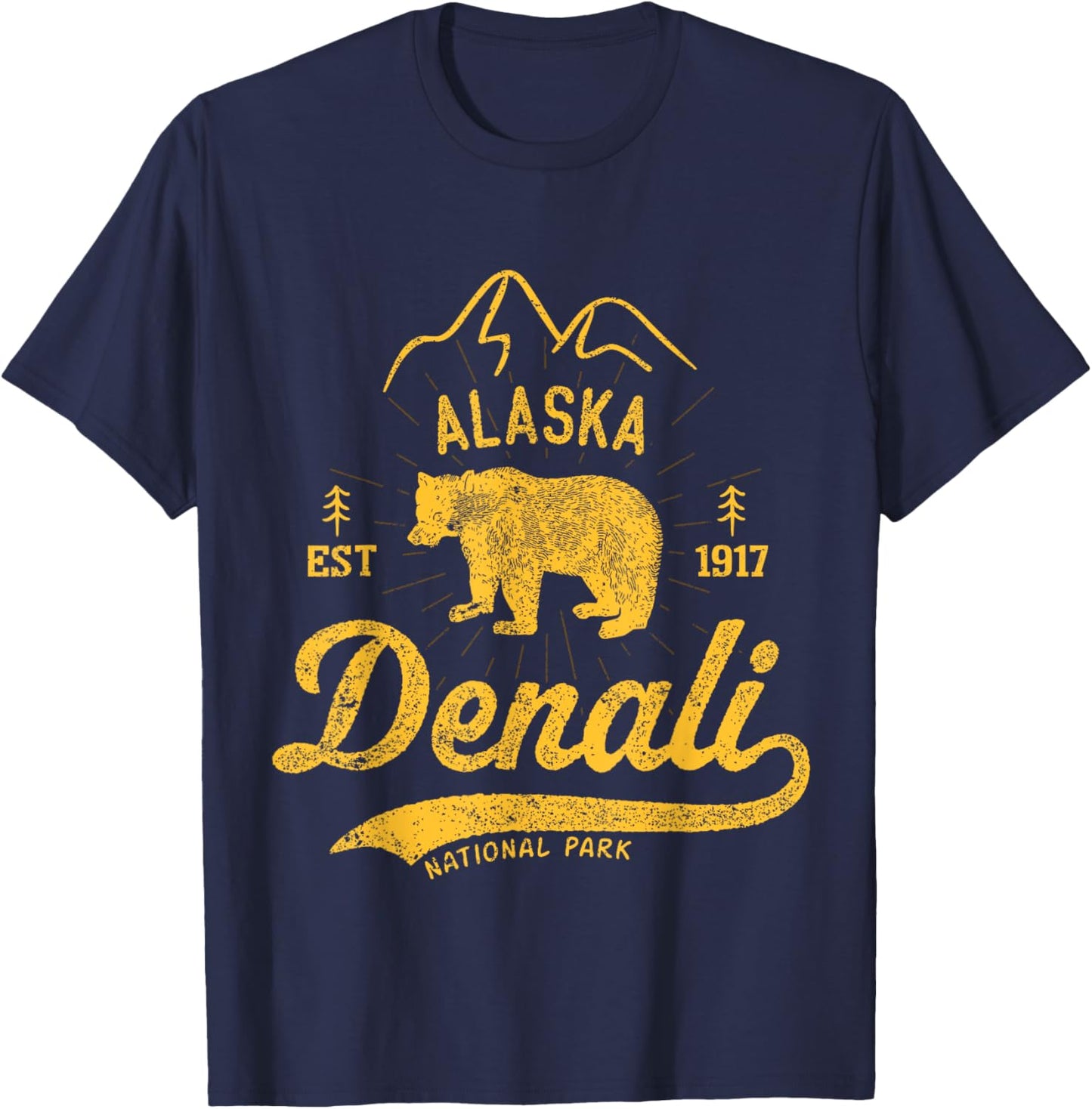 Denali National Park US Alaska Nature reserve Denali Bear T-Shirt