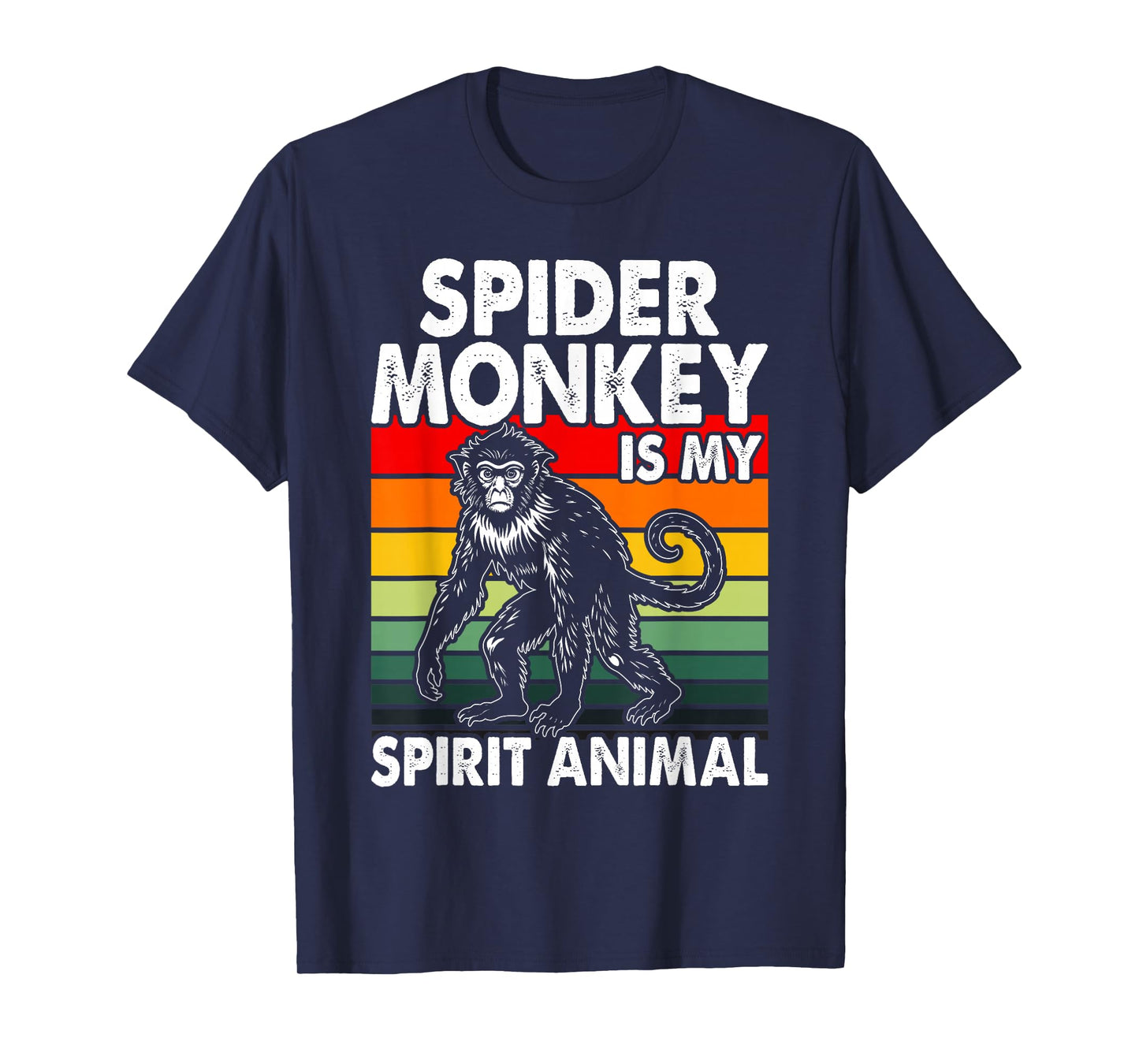Spider Monkey Retro Vintage T-Shirt