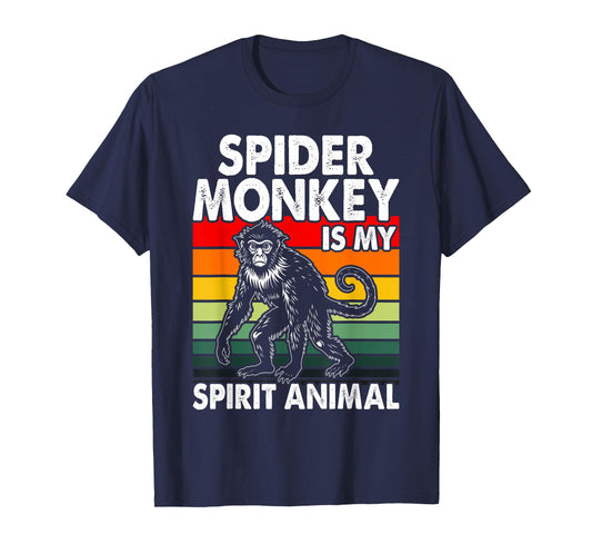 Spider Monkey Retro Vintage T-Shirt