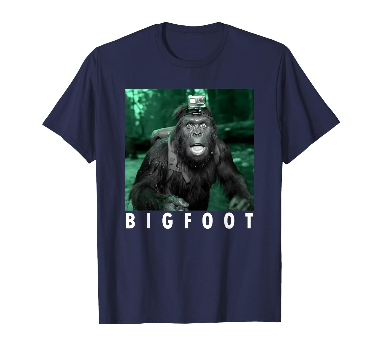 Bigfoot Funny Sasquatch Bigfoot Vlogs for Hikers T-Shirt