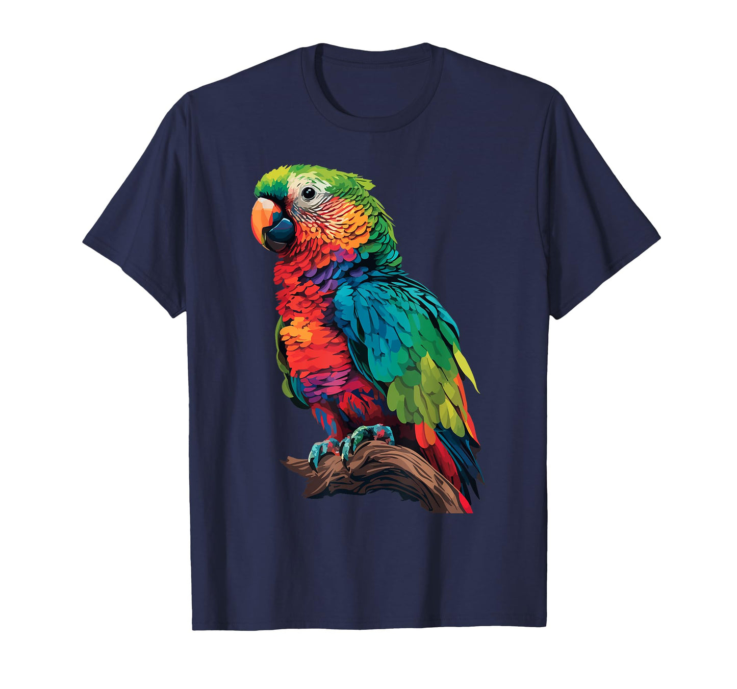 Colorful Parrot Watercolor T-Shirt