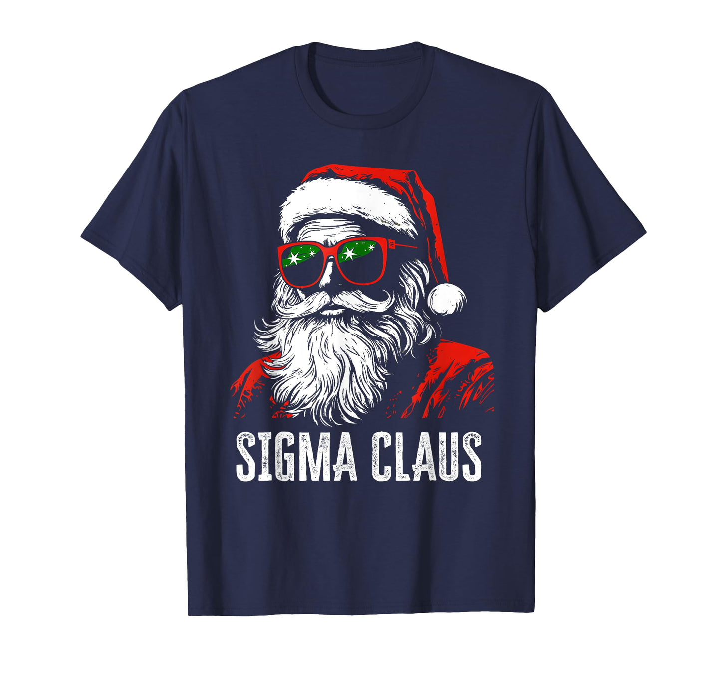 Sigma Claus Santa Funny Christmas Rizz Male The Rizzler Meme T-Shirt