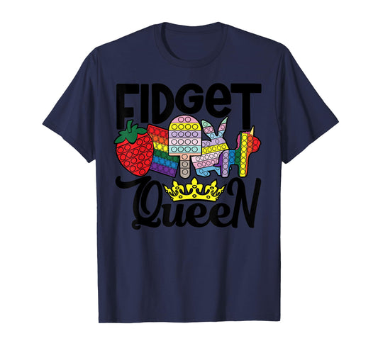 Fidget Queen Pop It for Girls T-Shirt