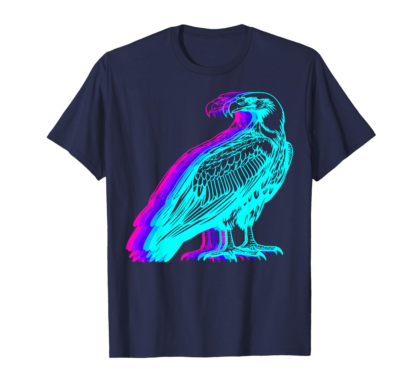 Retro Vulture Bird Vaporwave T-Shirt