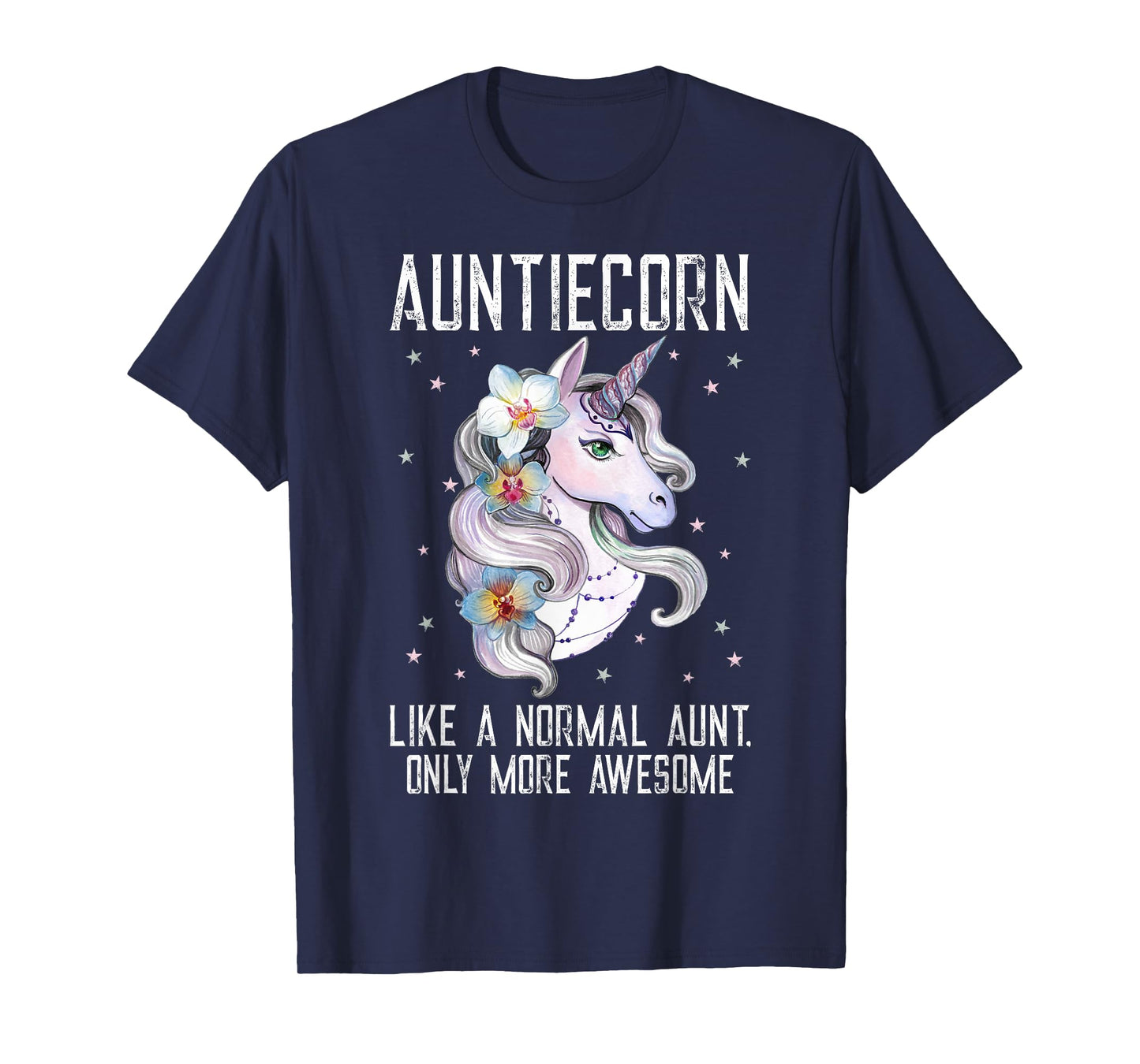 Auntiecorn TShirt Cute Unicorn Lover Mother Day Aunt T-Shirt