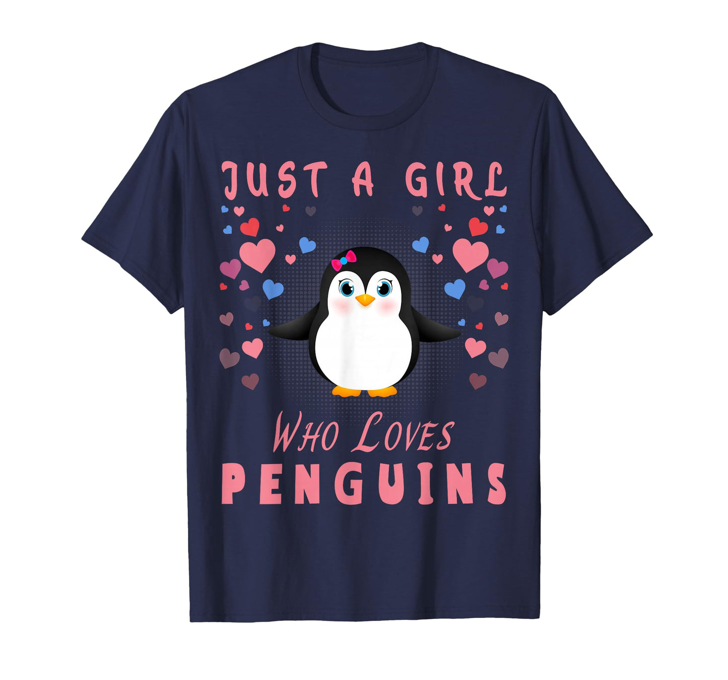 Just a Girl Who Loves Penguins T-Shirt