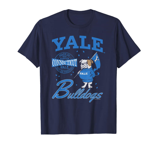 Yale University Made in New Haven Connecticut Handsome Dan T-Shirt