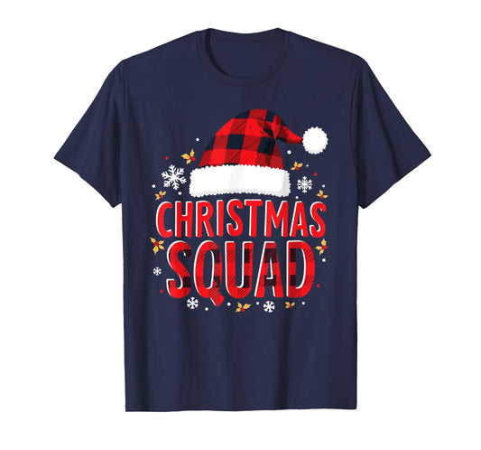 Christmas Squad Family Group Matching Christmas Pajama T-Shirt