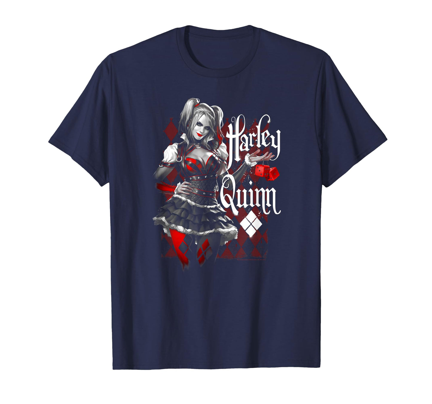 Batman: Arkham Knight Harley Quinn Dice T-Shirt