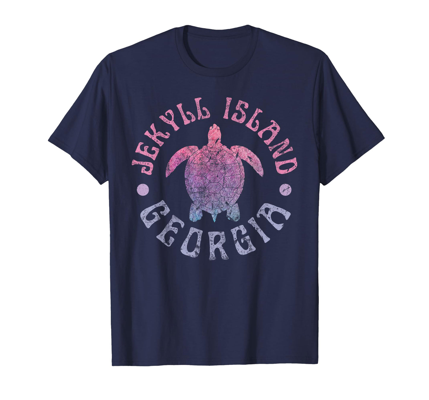 Jekyll Island Georgia Sea Turtle Beach Summer Ocean Cute Men Women Girls Kids T-Shirt