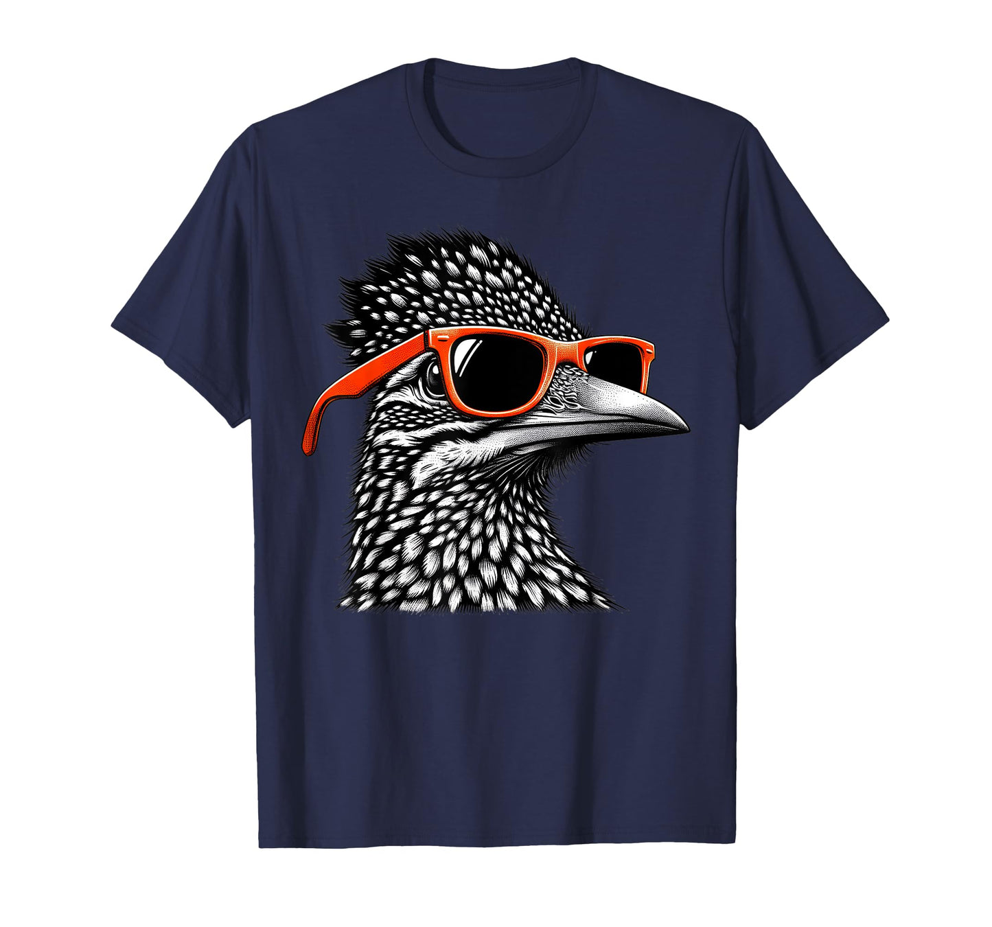 Cool Roadrunner Bird Wearing Sunglasses Graphic Art T-Shirt