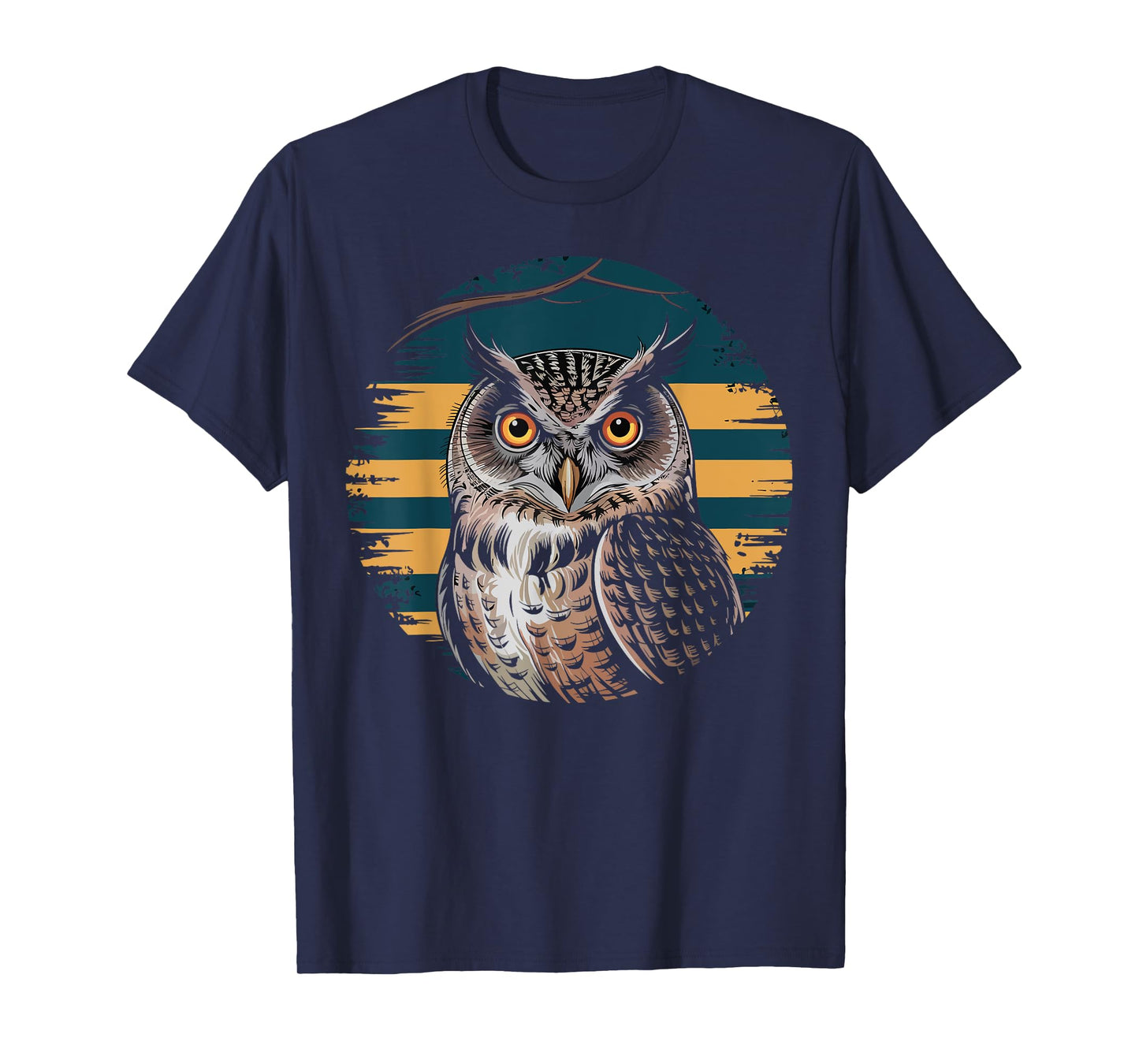 Retro Owl Birdwatching Nature Animal Lover Gifts for Women T-Shirt
