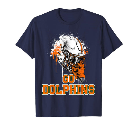 Mosley Dolphins Rising Helmet GO! T-Shirt