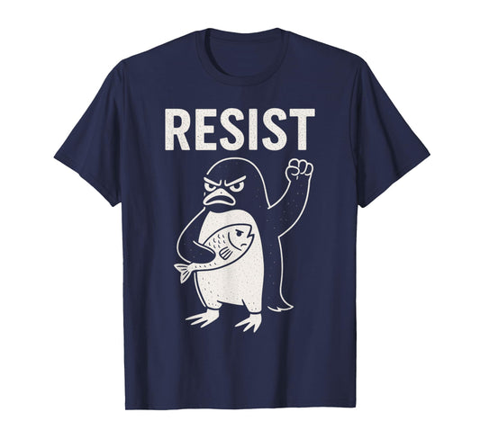Penguin Resist Penguins Protest T-Shirt