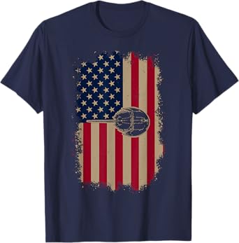 American US Flag Horseshoe Crab T-Shirt