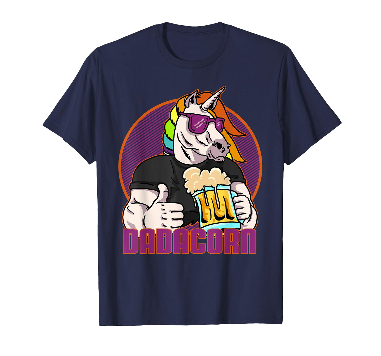 Daddycorn Father & Father's Day Gift Unicorn Dad T-Shirt
