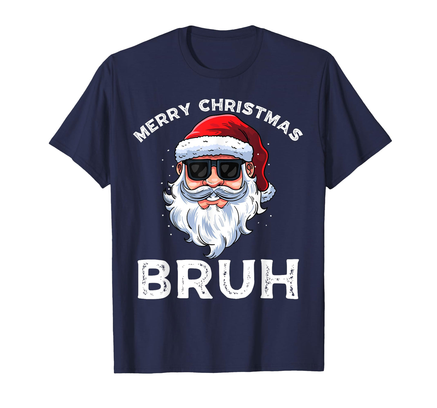 Merry Christmas Bruh Meme Funny Saying for Brother Boys Men T-Shirt