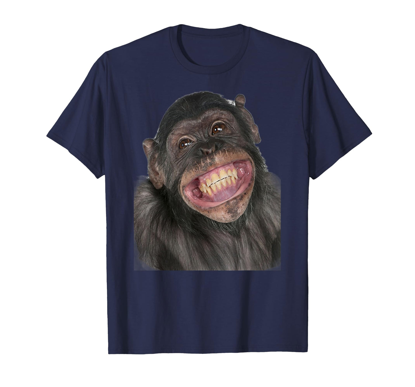 Smiling Monkey Funny Abe T-Shirt For Men and Women T-Shirt