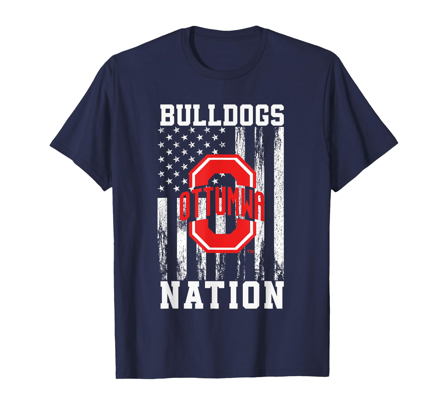 Ottumwa Bulldogs Logo Nation HS T-Shirt