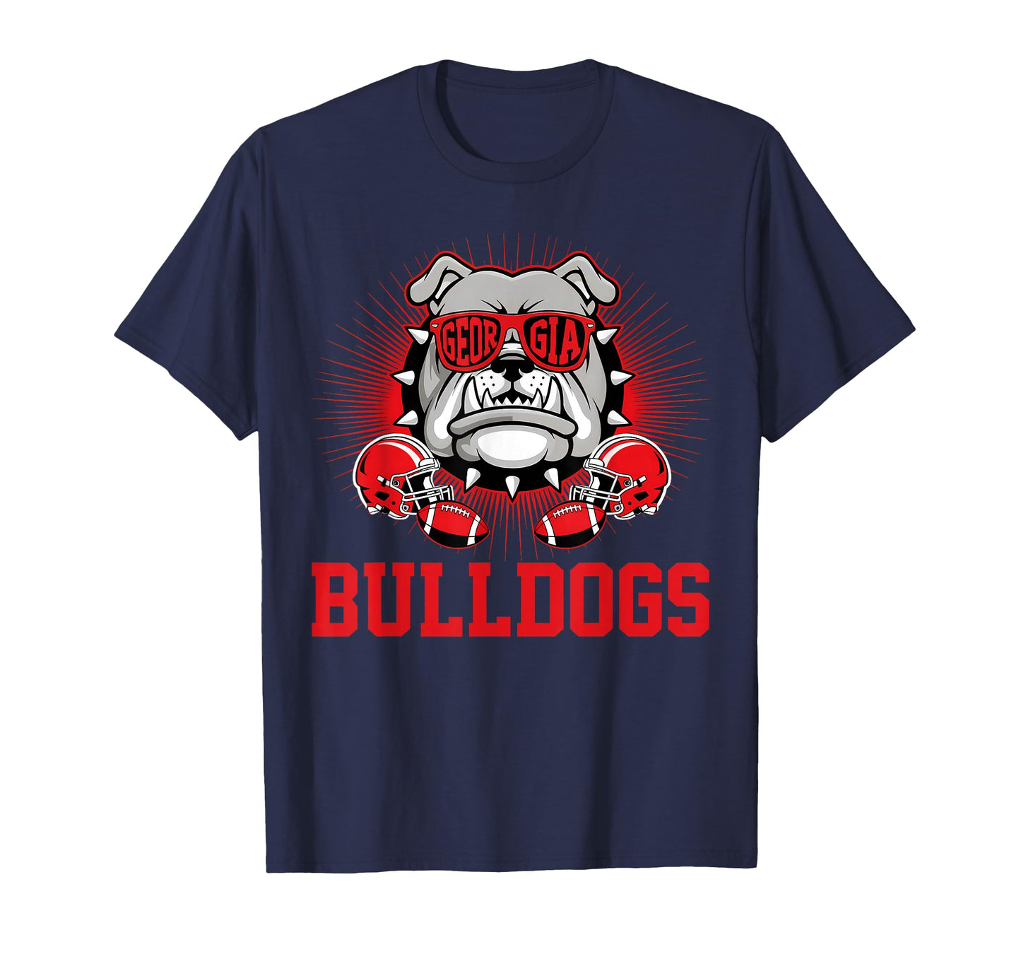 Retro Bulldogs Tees Cute Bulldogs Gifts Men Women Boy Kids T-Shirt