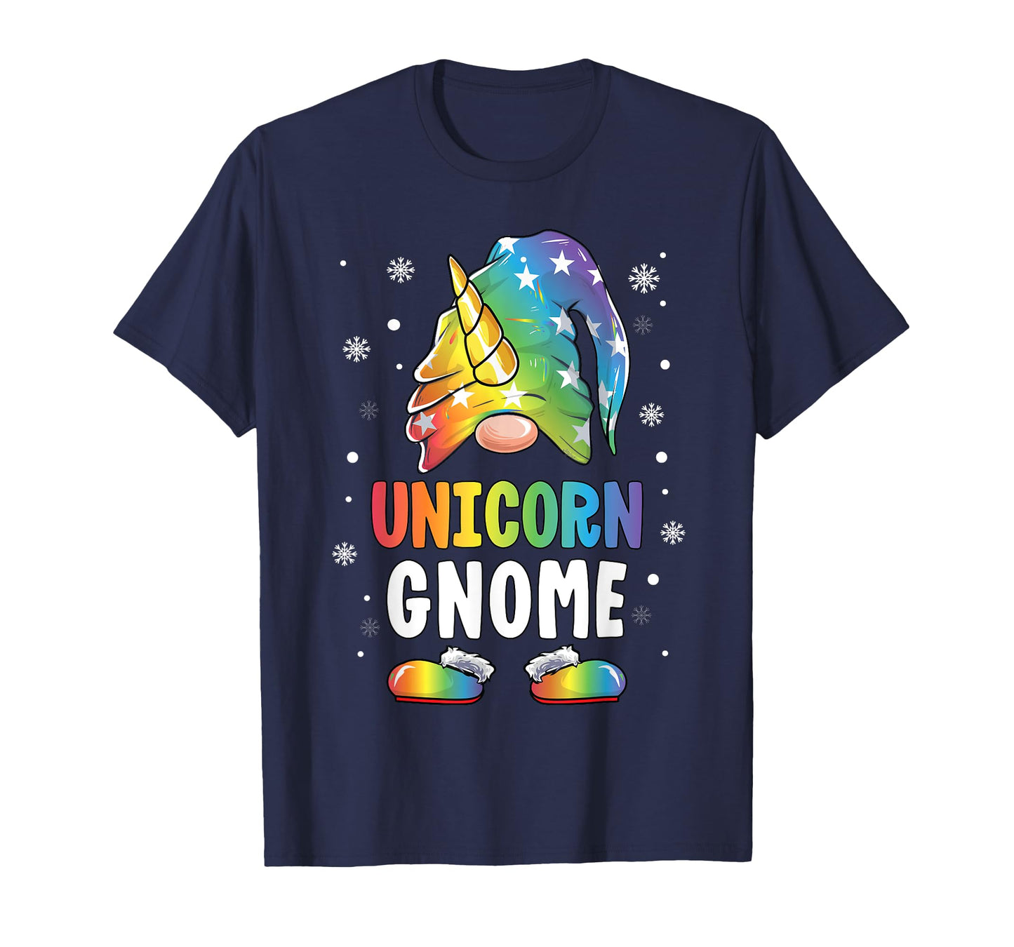 Gnome Unicorn Shirt Family Matching Group Christmas Girls T-Shirt