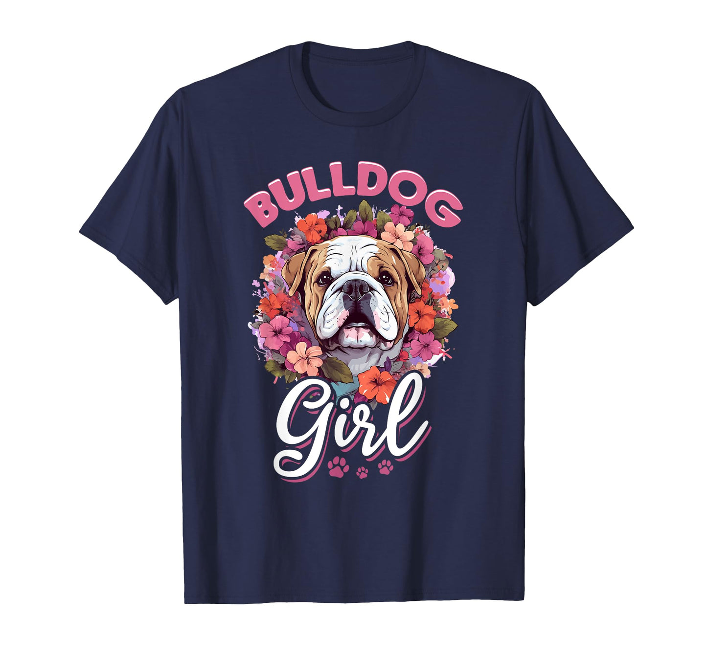 British English Bulldog lover - Bulldog Girl T-Shirt