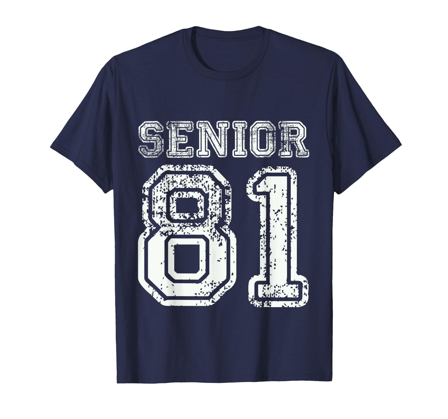 Senior 81 Class of 1981 Retro College High School Graduation T-Shirt