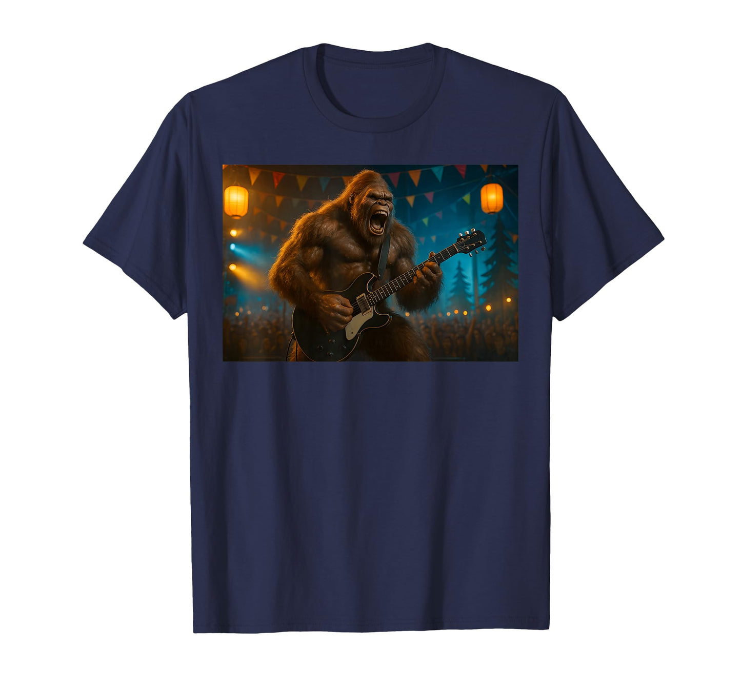Bigfoot Guitar Band T-Shirt