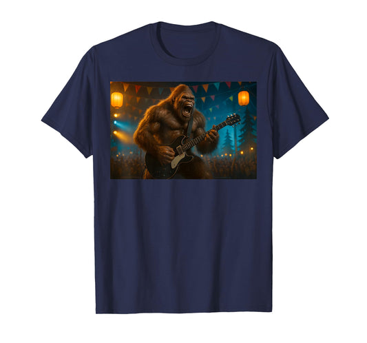 Bigfoot Guitar Band T-Shirt