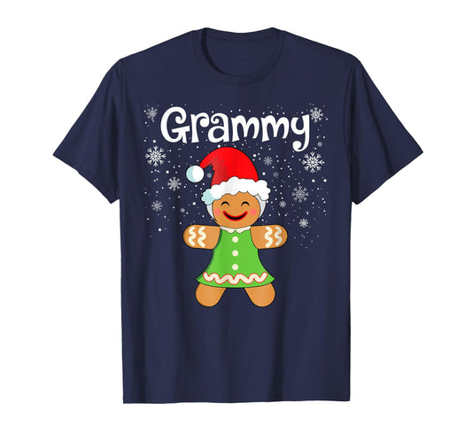 Grammy Gingerbread Family Matching Christmas Women T-Shirt