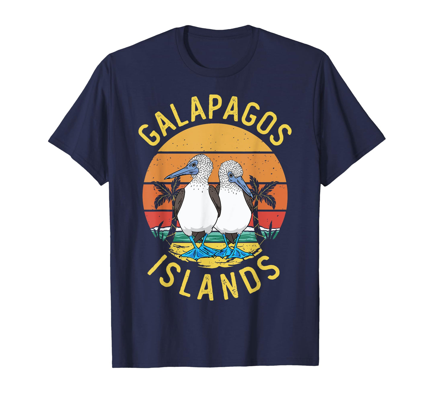 Seabirds Blue-footed Booby Bird Galapagos Island T-Shirt