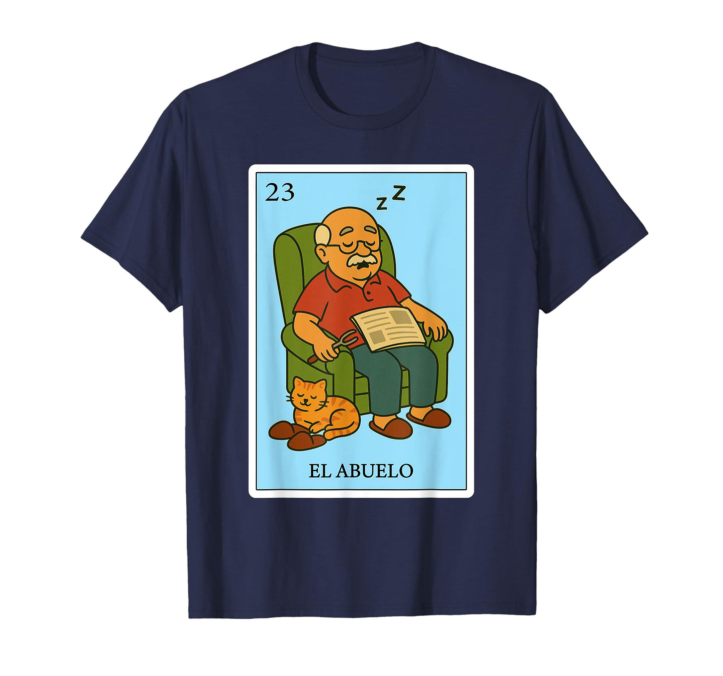 El Abuelo Dormilón | Spanish-Mexican Bingo Gifts for Abuela T-Shirt