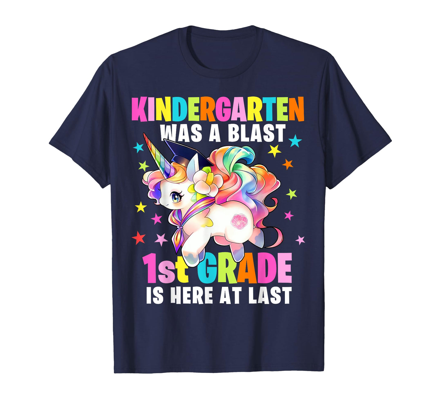 Kindergarten Graduation Unicorn Kindergarten Graduate Girls T-Shirt
