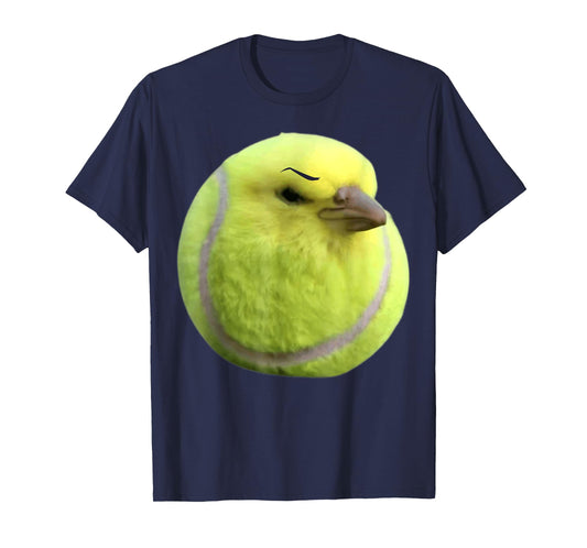Tennis Bird Ball Meme Funny Memes Internet Memes Brainrot T-Shirt