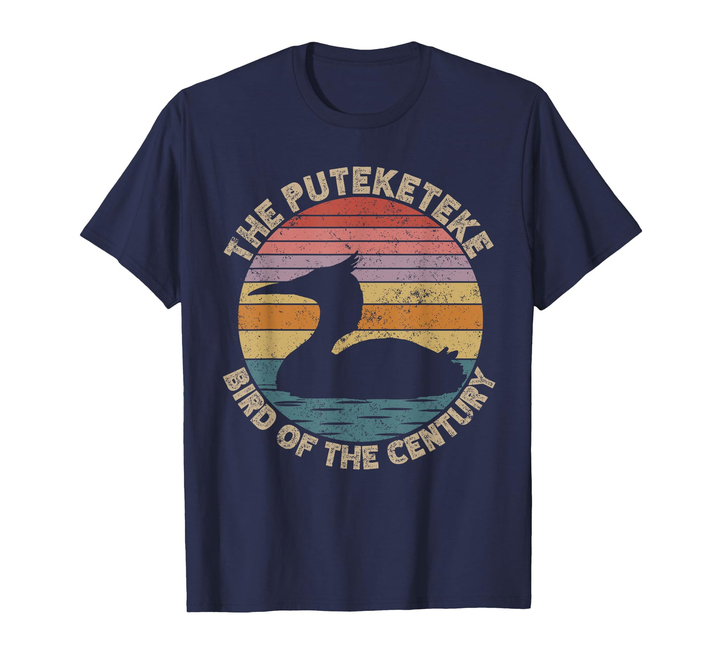 Puteketeke New Zealand's Bird Of The Century Vintage T-Shirt
