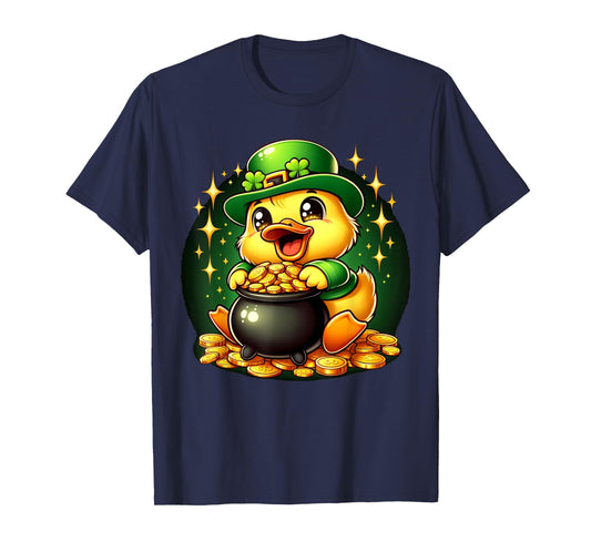 Duck Leprechaun Cute Funny Duck St. Patricks Day T-Shirt