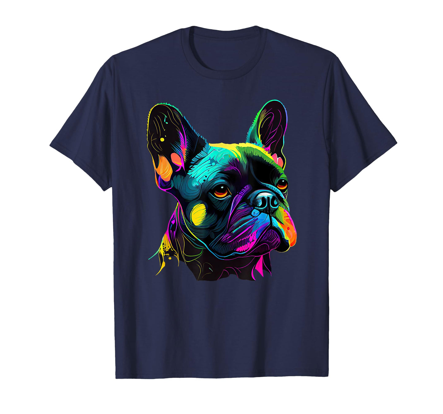 French Bulldog Pop Art Design Cute French Bulldog Lovers Men Women Girls Kids T-Shirt