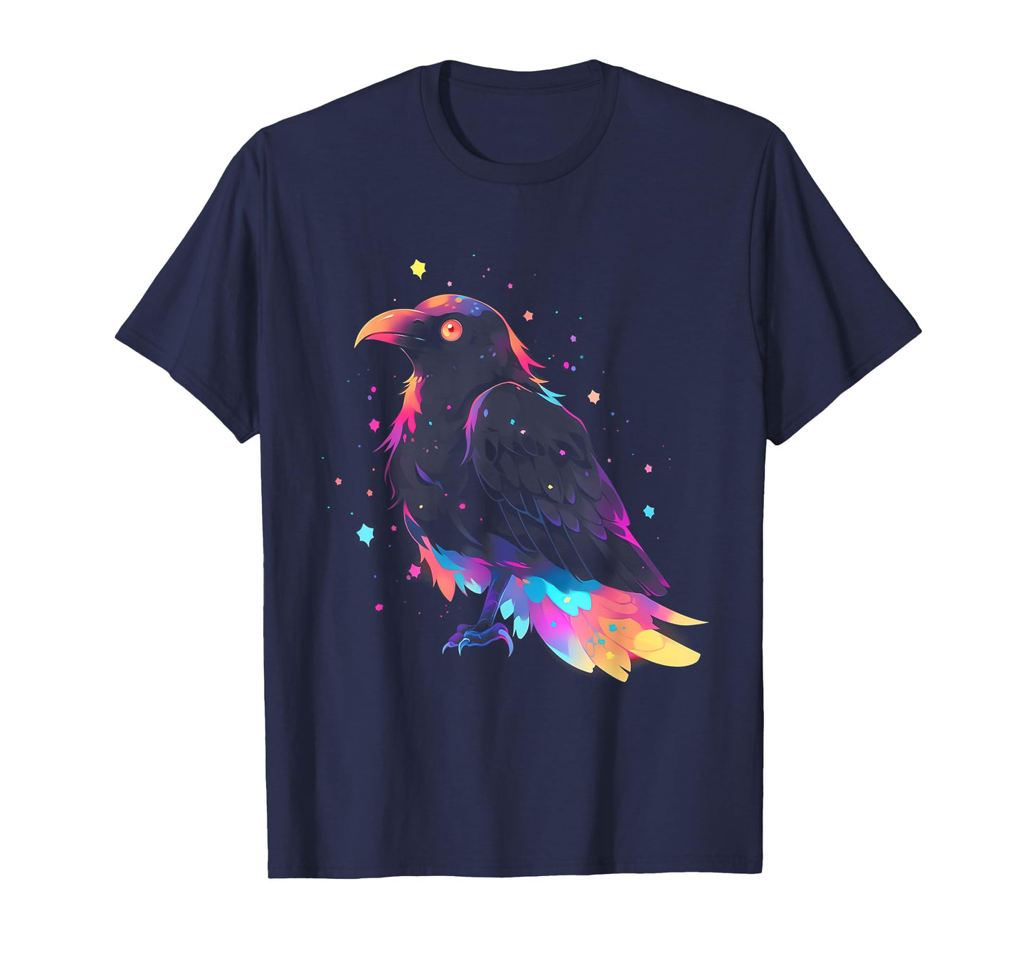 Kawaii Crow Raven | Pastel Goth Aesthetic Gothic Anime T-Shirt