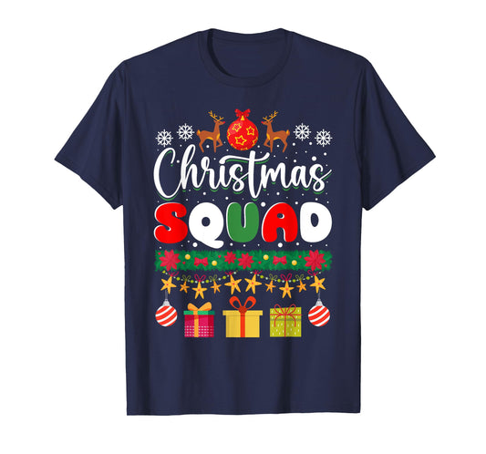 Christmas Squad Family Matching Group Christmas Xmas T-Shirt