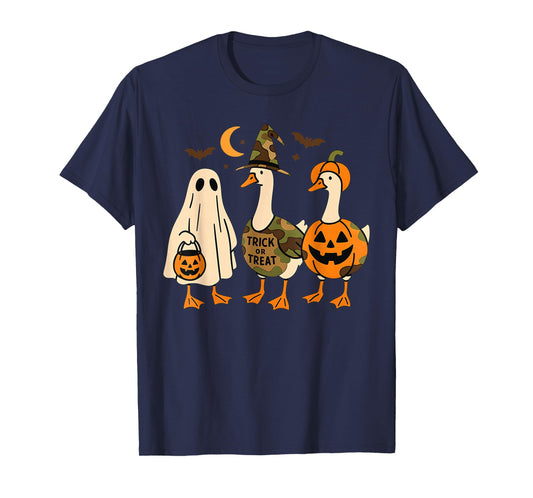 Funny Duck Duck Boo Halloween Costume Duck T-Shirt