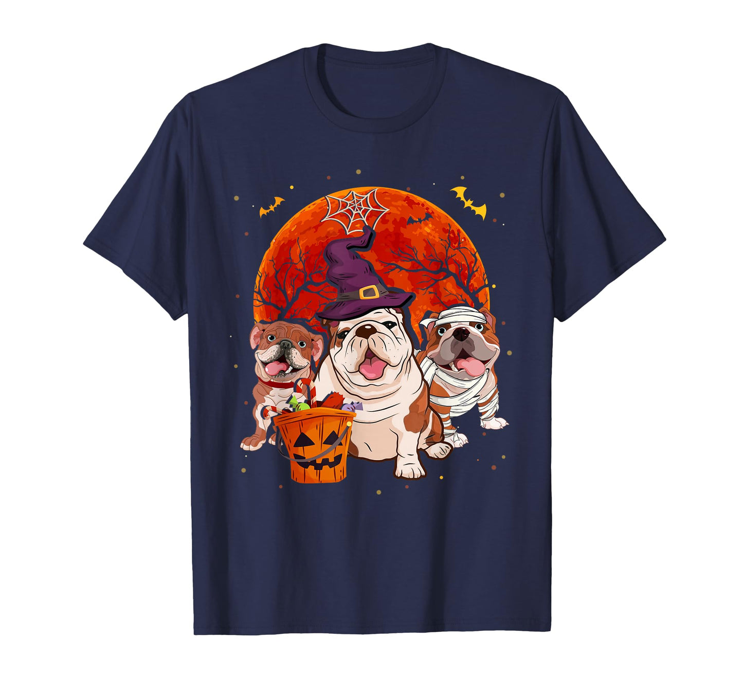 Funny English Bulldog Halloween Costume Dog Lover Gift T-Shirt