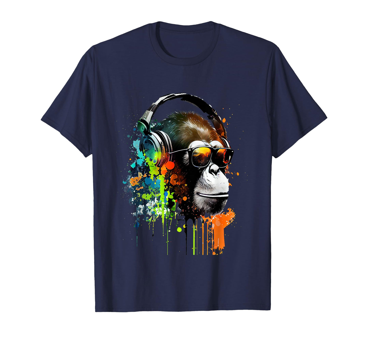 DJ Monkey monkey with sunglasses T-Shirt