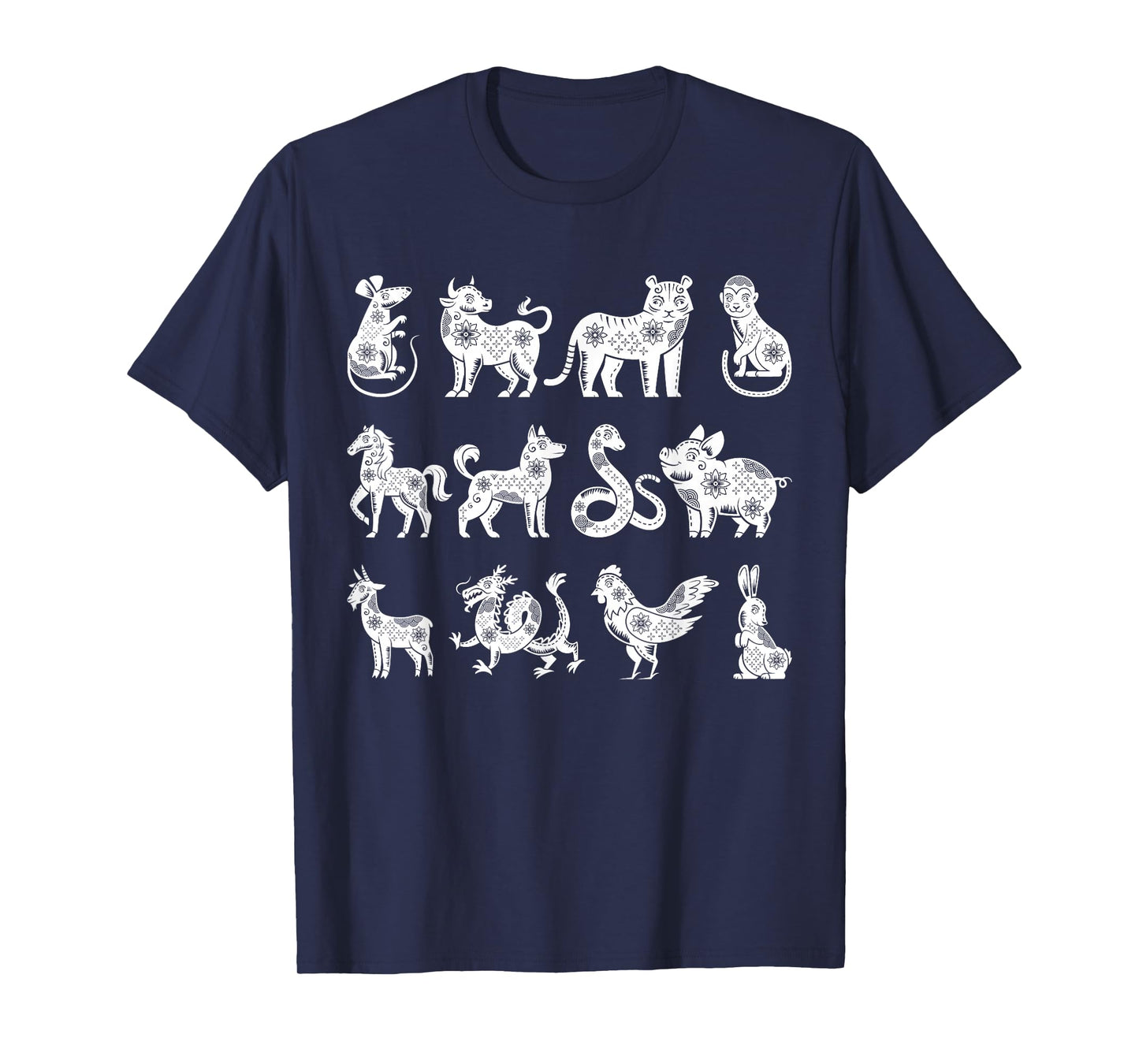 Chinese Zodiac Signs Lunar Chinese New Year T-Shirt